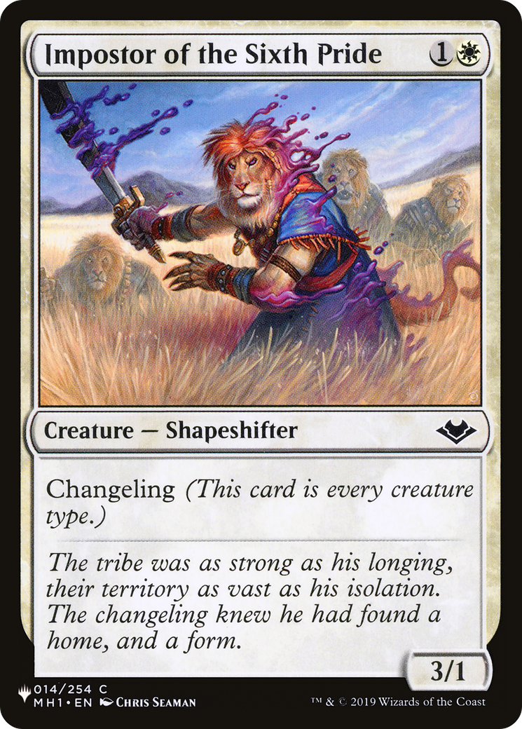 Impostor of the Sixth Pride [The List] | Card Merchant Takapuna