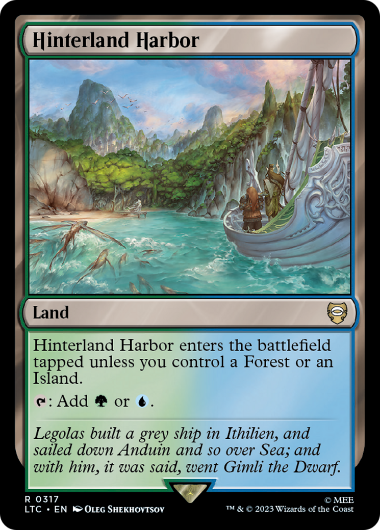 Hinterland Harbor [The Lord of the Rings: Tales of Middle-Earth Commander] | Card Merchant Takapuna