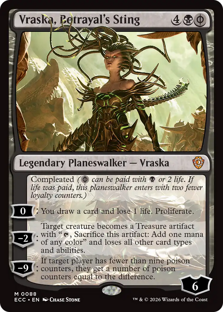 Vraska, Betrayal's Sting [Lorwyn Eclipsed Commander] | Card Merchant Takapuna