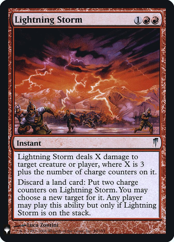 Lightning Storm [Mystery Booster] | Card Merchant Takapuna