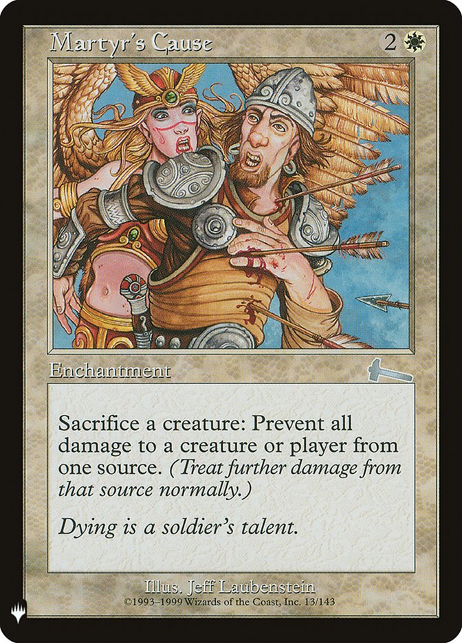 Martyr's Cause [Mystery Booster] | Card Merchant Takapuna
