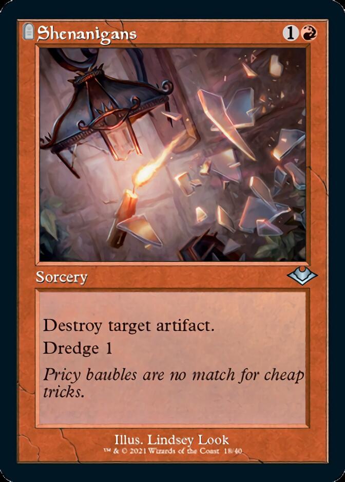 Shenanigans (Retro Foil Etched) [Modern Horizons] | Card Merchant Takapuna