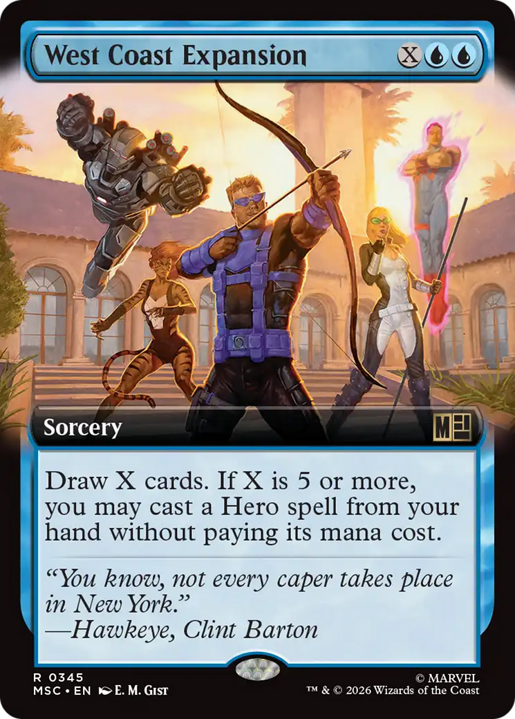 West Coast Expansion (Extended Art) [Marvel Super Heroes Commander] | Card Merchant Takapuna