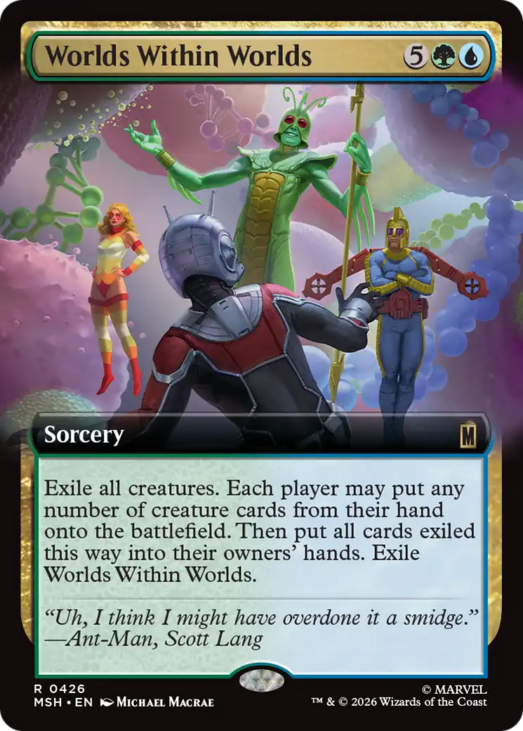 Worlds Within Worlds (Extended Art) [Marvel Super Heroes] | Card Merchant Takapuna