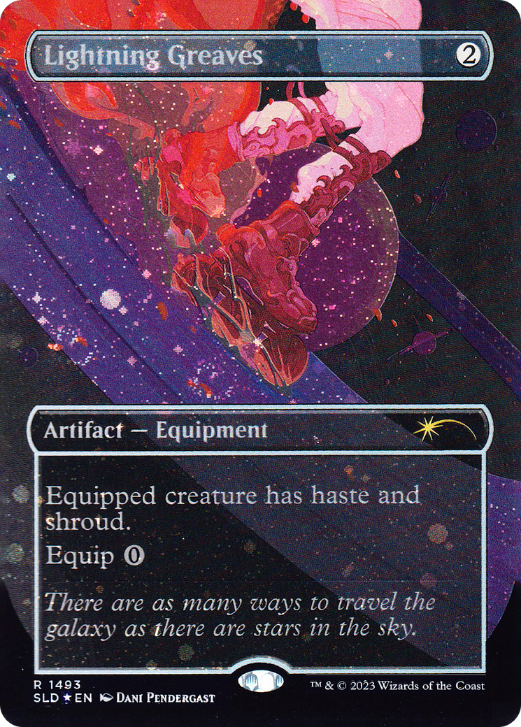 Lightning Greaves (1493) (Galaxy Foil) [Secret Lair Drop Series] | Card Merchant Takapuna