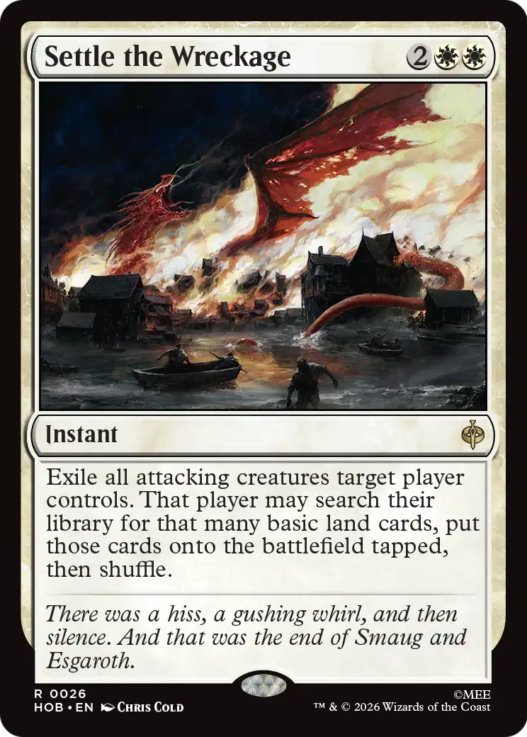 Settle the Wreckage [The Hobbit] | Card Merchant Takapuna