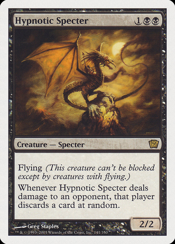 Hypnotic Specter (9th Edition) (Oversized) [Oversize Cards] | Card Merchant Takapuna
