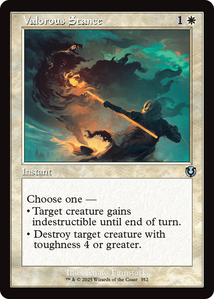 Valorous Stance (Retro Frame) [Innistrad Remastered] | Card Merchant Takapuna