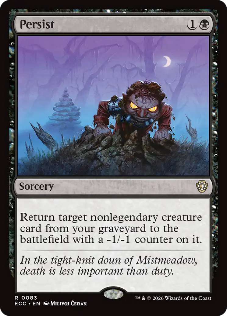 Persist [Lorwyn Eclipsed Commander] | Card Merchant Takapuna