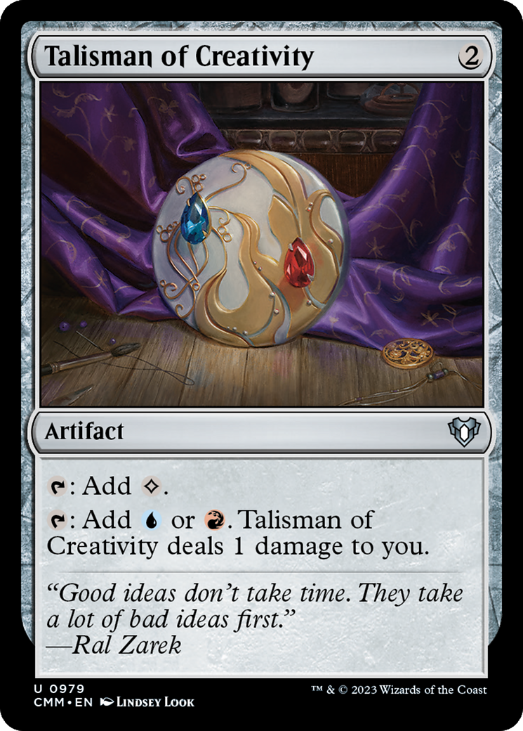 Talisman of Creativity [Commander Masters] | Card Merchant Takapuna