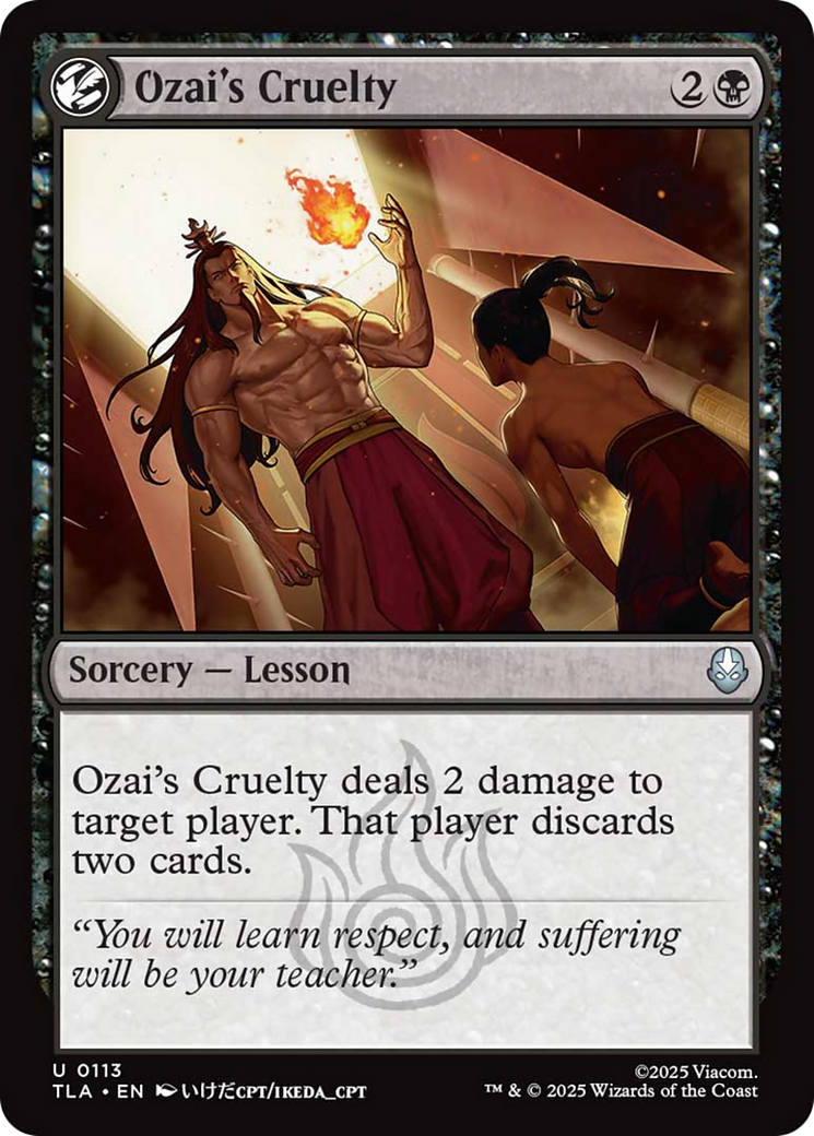 Ozai's Cruelty [Avatar: The Last Airbender] | Card Merchant Takapuna