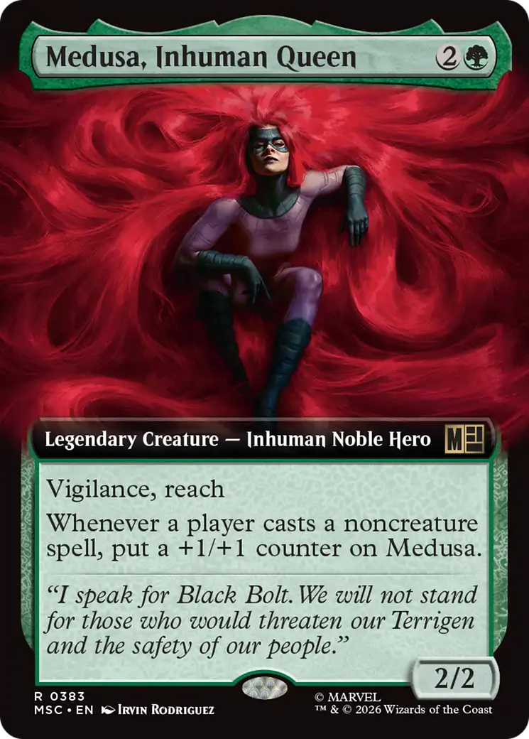 Medusa, Inhuman Queen (Extended Art) [Marvel Super Heroes Commander] | Card Merchant Takapuna