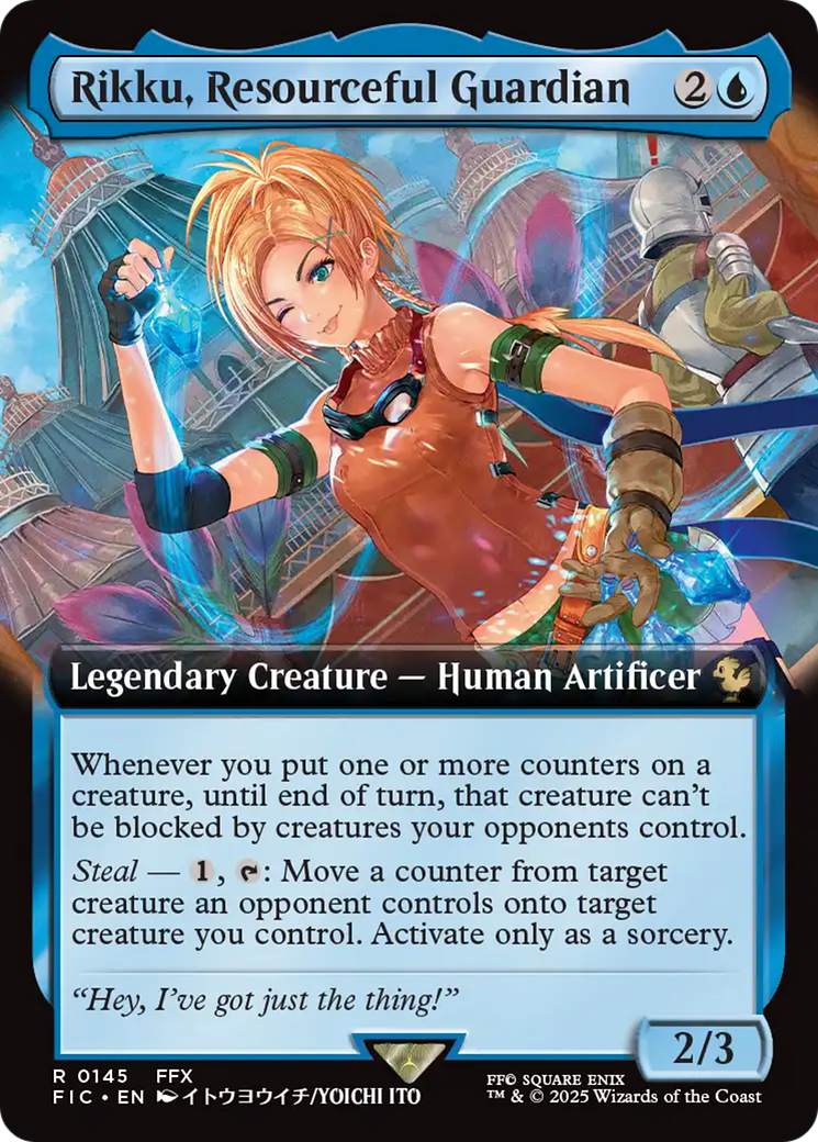 Rikku, Resourceful Guardian (Extended Art) [FINAL FANTASY Commander] | Card Merchant Takapuna