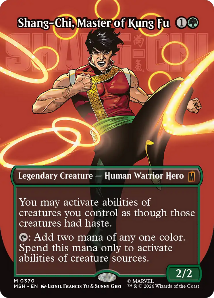 Shang-Chi, Master of Kung Fu (Borderless) (0370) [Marvel Super Heroes] | Card Merchant Takapuna