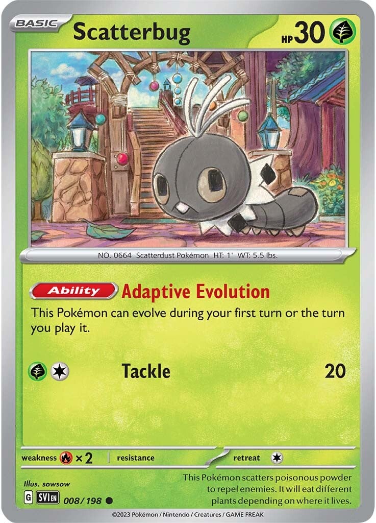 Scatterbug (008/198) [Scarlet & Violet: Base Set] | Card Merchant Takapuna
