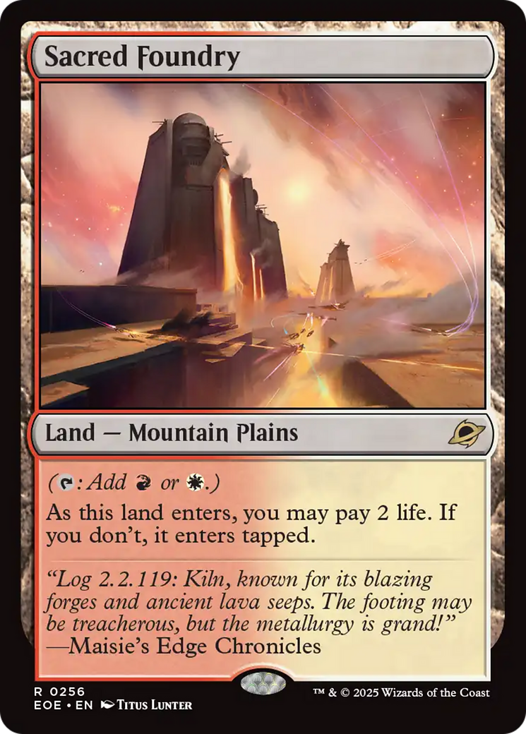 Sacred Foundry [Edge of Eternities] | Card Merchant Takapuna