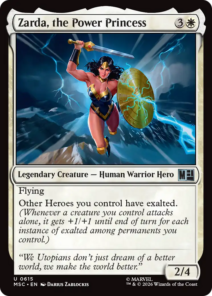 Zarda, the Power Princess [Marvel Super Heroes Commander] | Card Merchant Takapuna