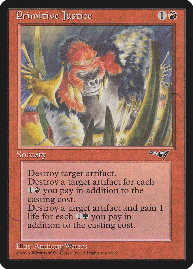 Primitive Justice [Alliances] | Card Merchant Takapuna