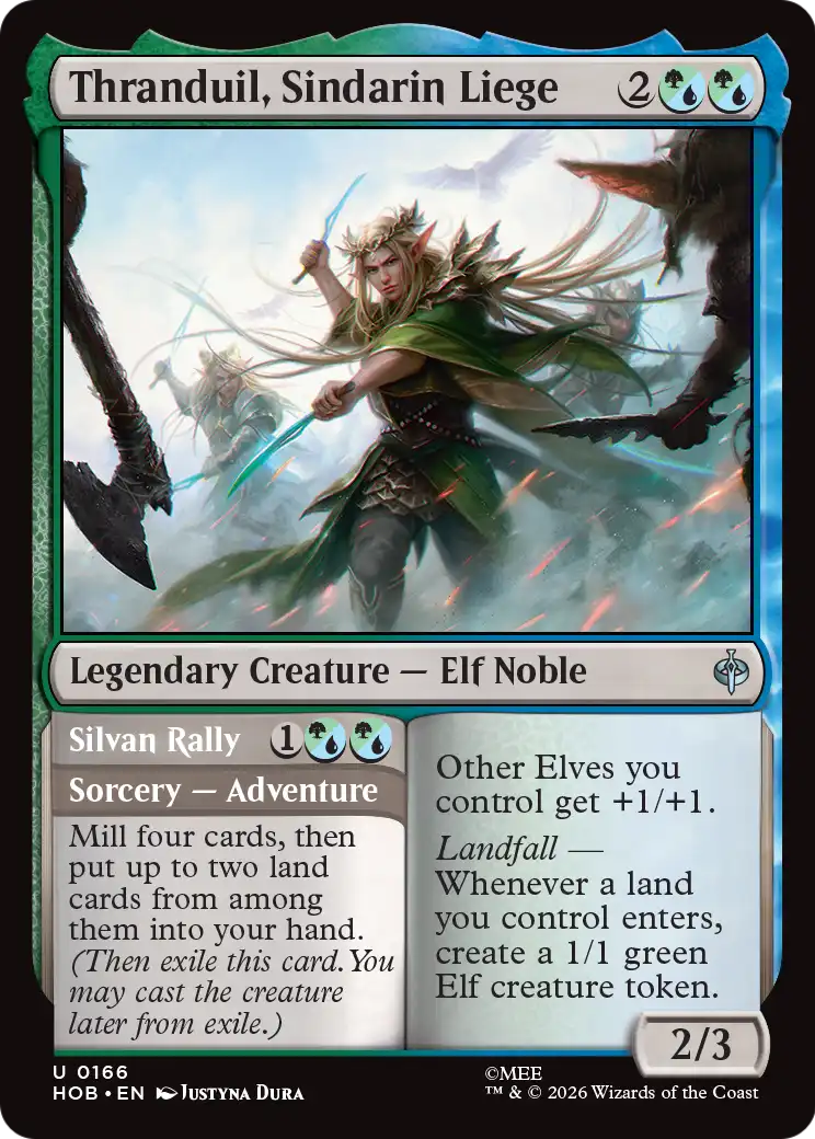 Thranduil, Sindarin Liege [The Hobbit] | Card Merchant Takapuna