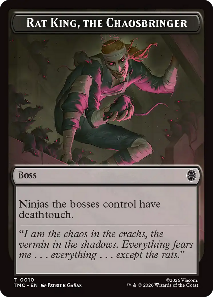 Rat King, The Chaosbringer [Teenage Mutant Ninja Turtles Commander Tokens] | Card Merchant Takapuna