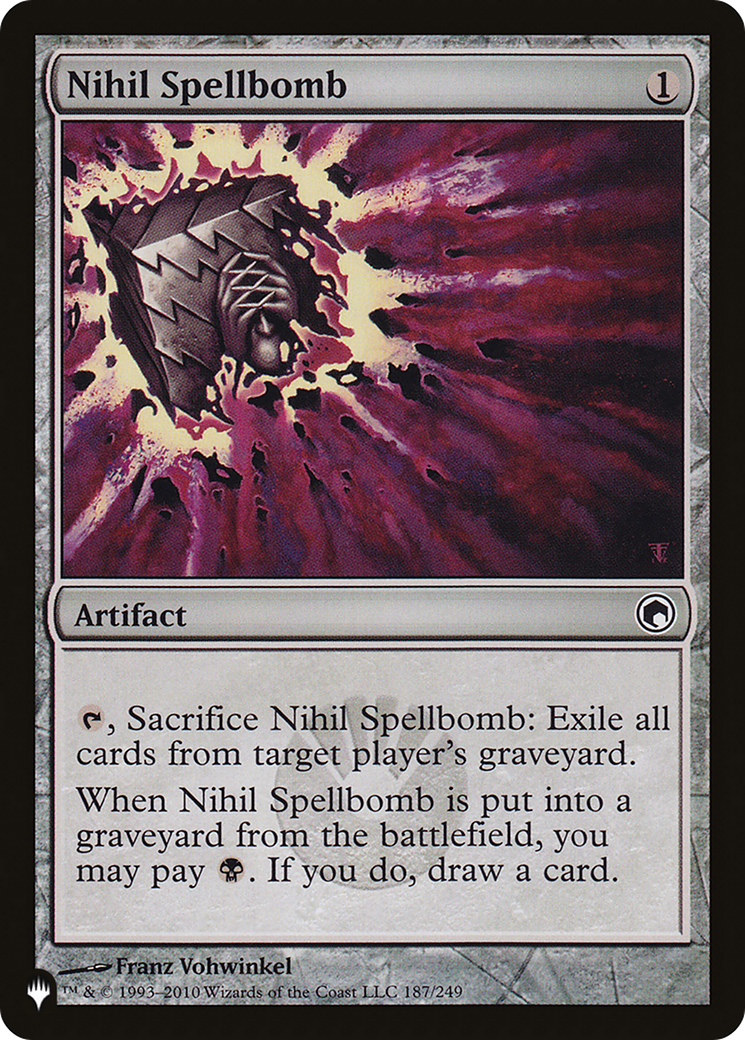 Nihil Spellbomb [The List] | Card Merchant Takapuna