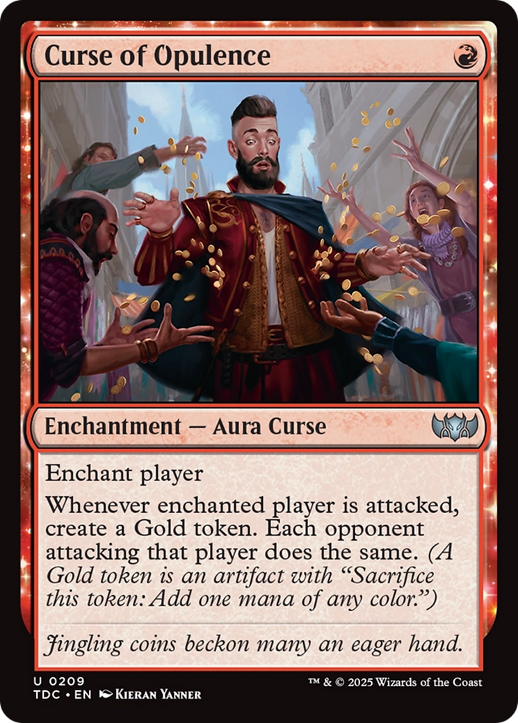 Curse of Opulence [Tarkir: Dragonstorm Commander] | Card Merchant Takapuna