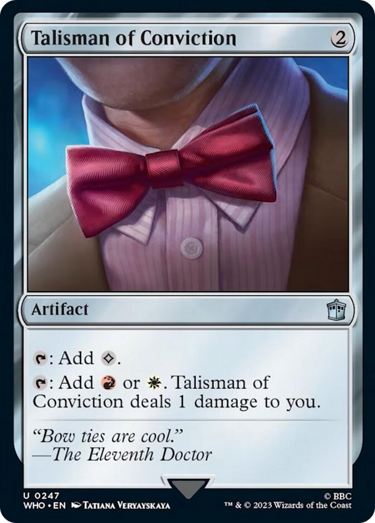 Talisman of Conviction [Doctor Who] | Card Merchant Takapuna