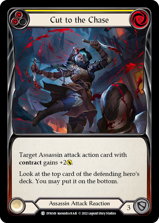 Cut to the Chase (Yellow) [DYN149] (Dynasty) | Card Merchant Takapuna