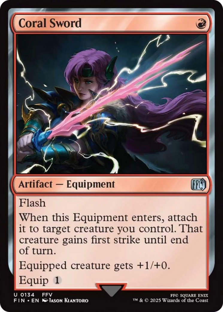 Coral Sword [FINAL FANTASY] | Card Merchant Takapuna