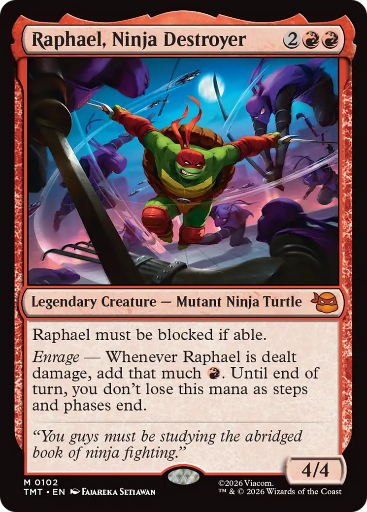 Raphael, Ninja Destroyer [Teenage Mutant Ninja Turtles] | Card Merchant Takapuna