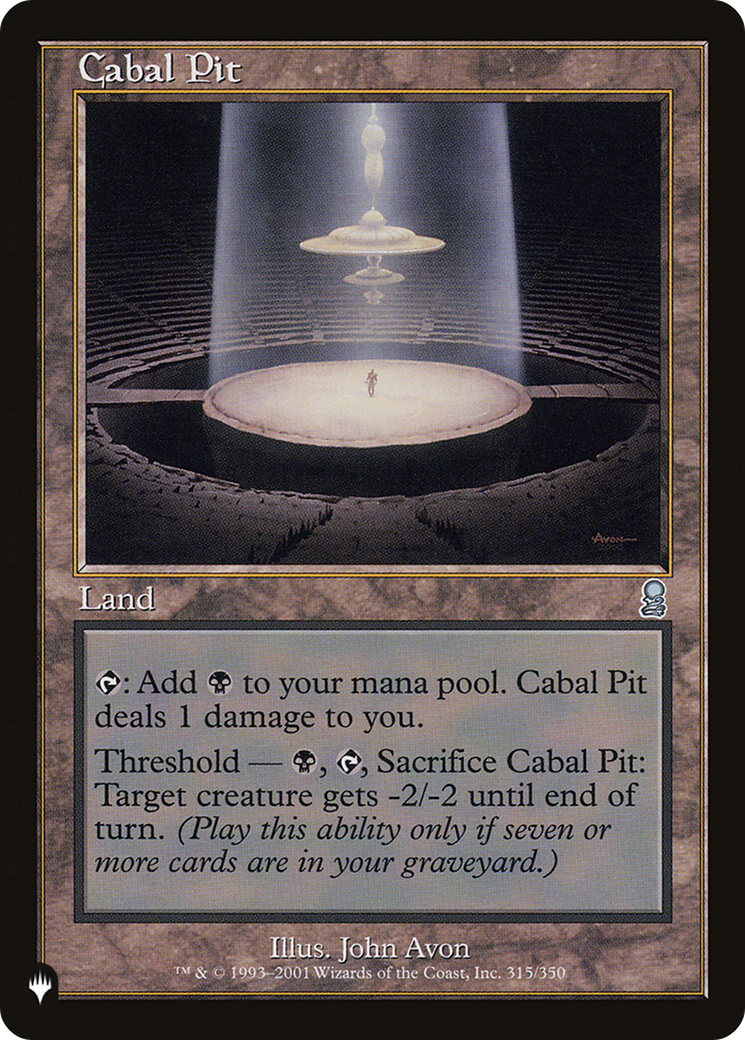 Cabal Pit [The List] | Card Merchant Takapuna