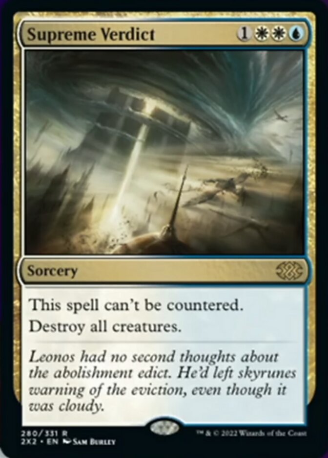 Supreme Verdict [Double Masters 2022] | Card Merchant Takapuna
