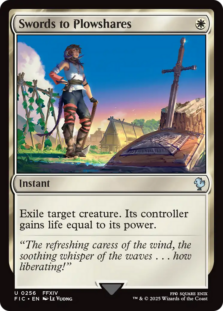 Swords to Plowshares [FINAL FANTASY Commander] | Card Merchant Takapuna