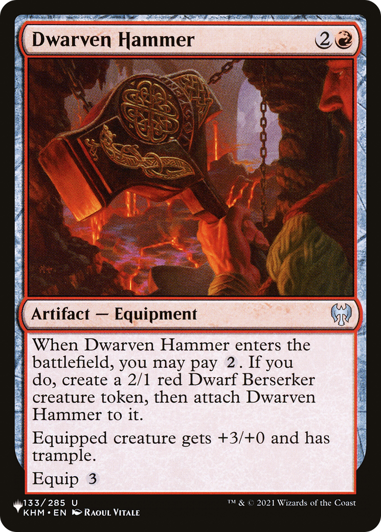 Dwarven Hammer [The List] | Card Merchant Takapuna