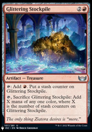 Glittering Stockpile [The List] | Card Merchant Takapuna