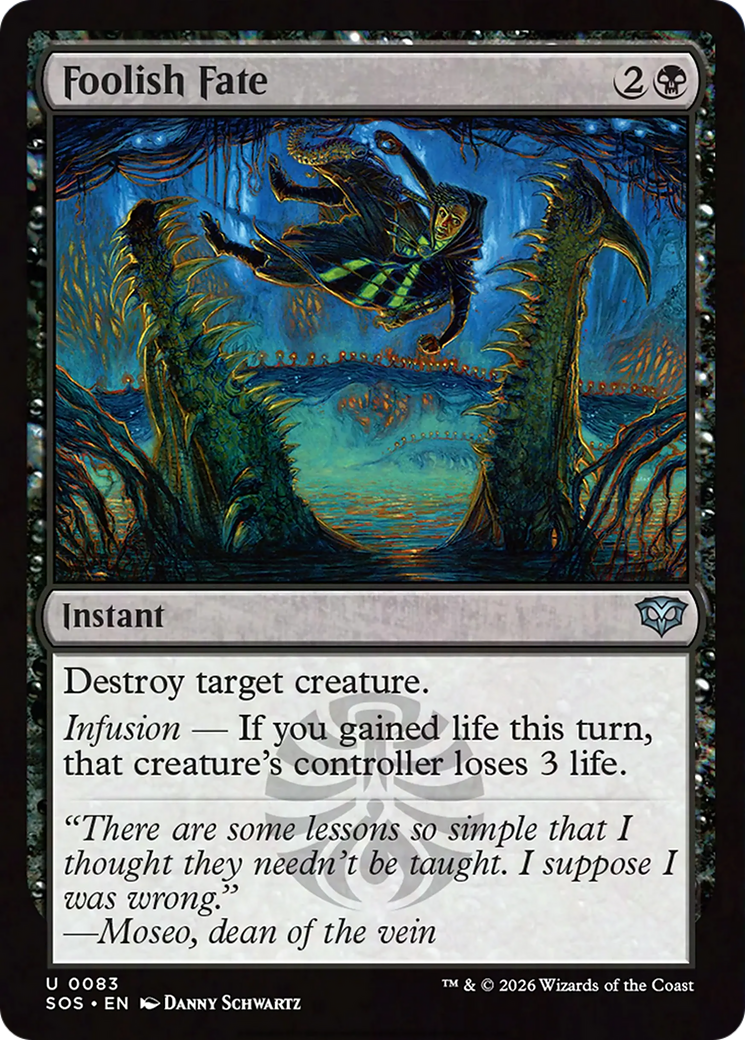 Foolish Fate [Secrets of Strixhaven] | Card Merchant Takapuna