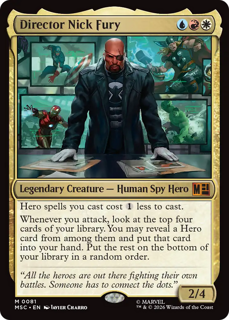 Director Nick Fury [Marvel Super Heroes Commander] | Card Merchant Takapuna