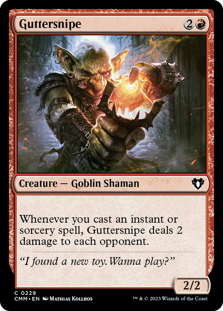 Guttersnipe [Commander Masters] | Card Merchant Takapuna
