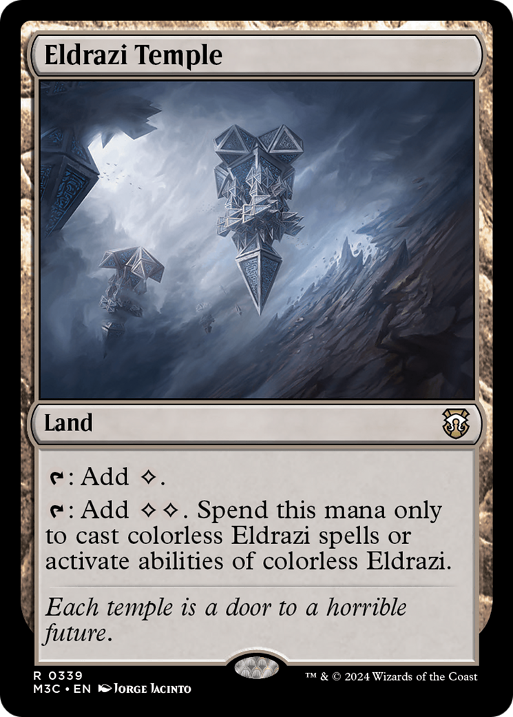 Eldrazi Temple (Ripple Foil) [Modern Horizons 3 Commander] | Card Merchant Takapuna