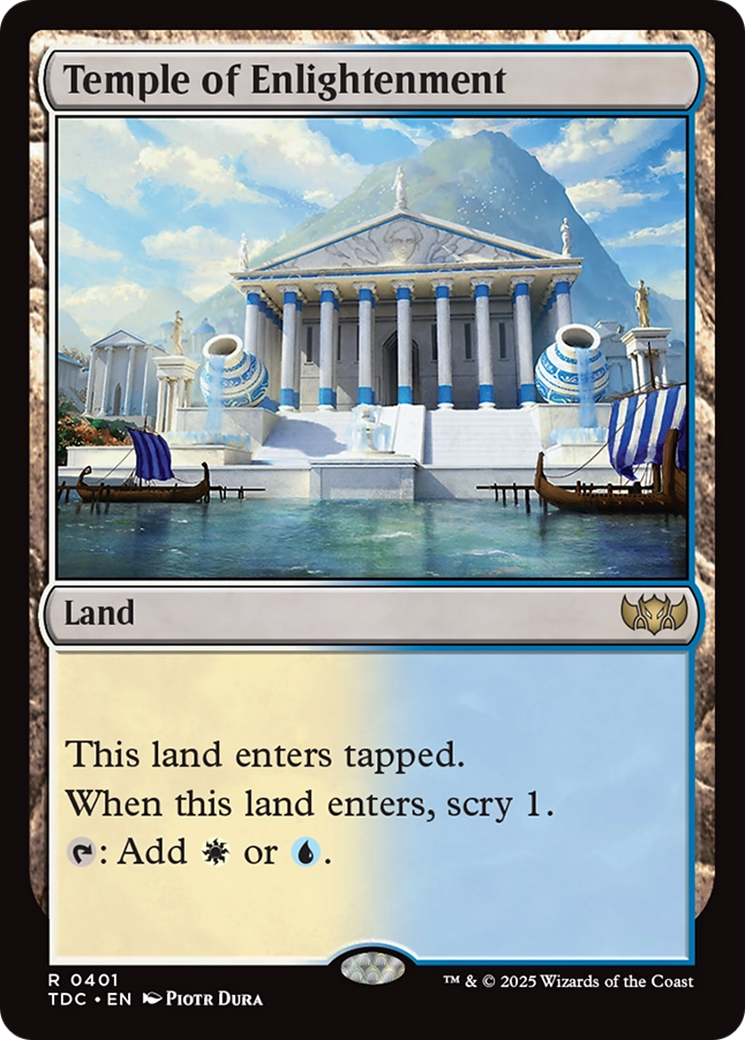 Temple of Enlightenment [Tarkir: Dragonstorm Commander] | Card Merchant Takapuna