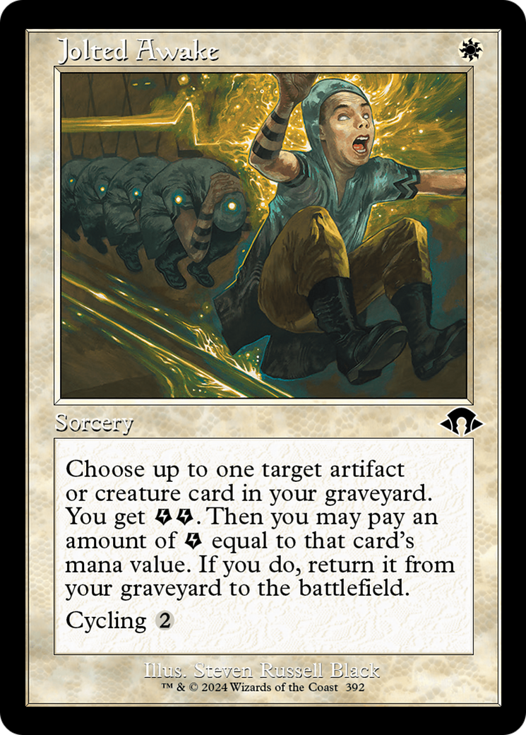 Jolted Awake (Retro Frame) [Modern Horizons 3] | Card Merchant Takapuna
