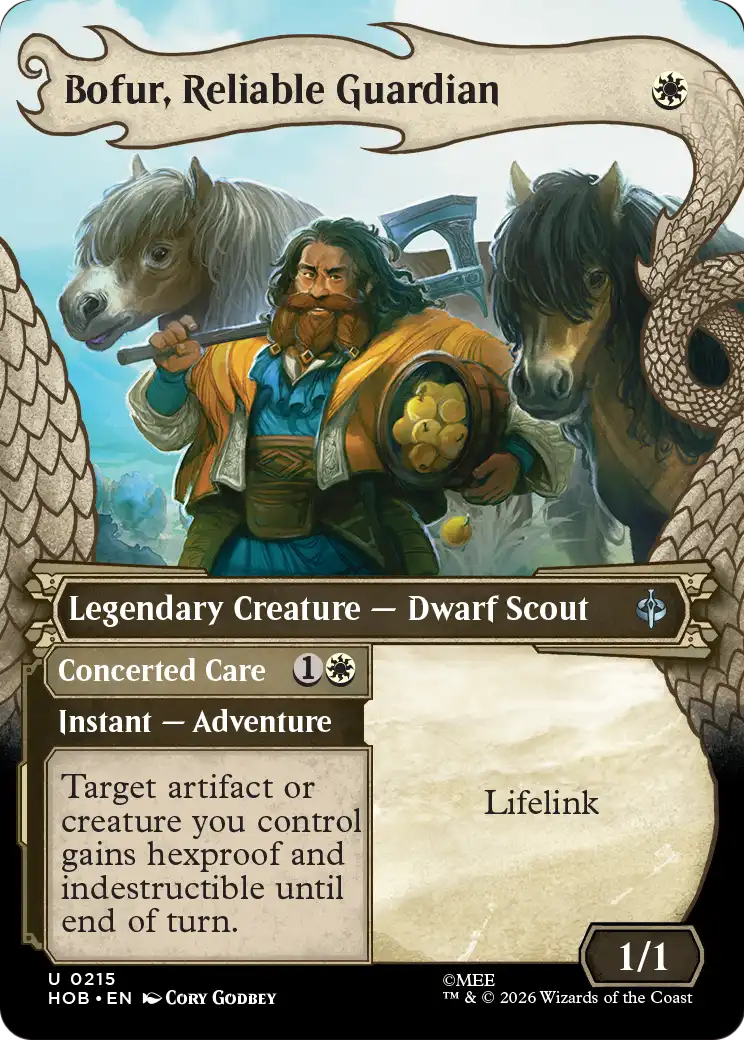 Bofur, Reliable Guardian (Showcase) [The Hobbit] | Card Merchant Takapuna