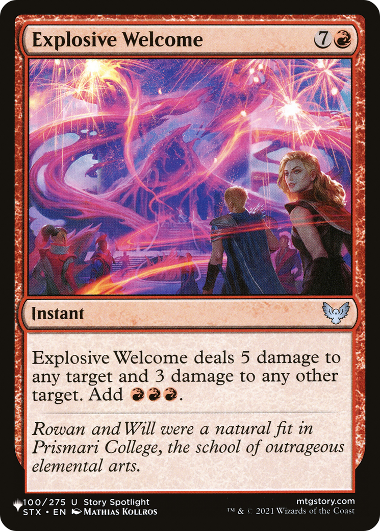 Explosive Welcome [The List] | Card Merchant Takapuna