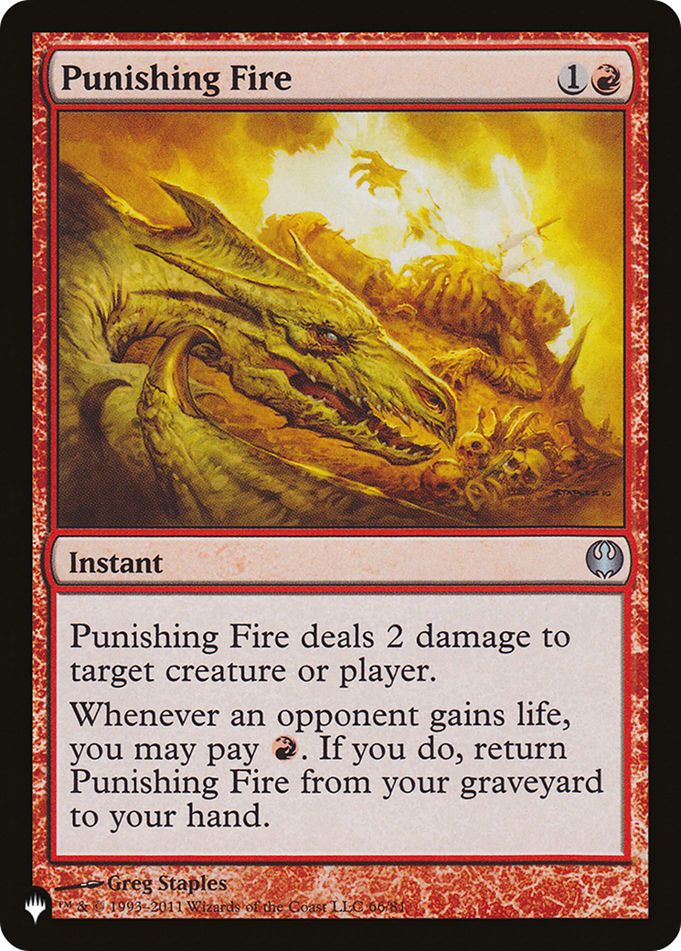 Punishing Fire [The List] | Card Merchant Takapuna