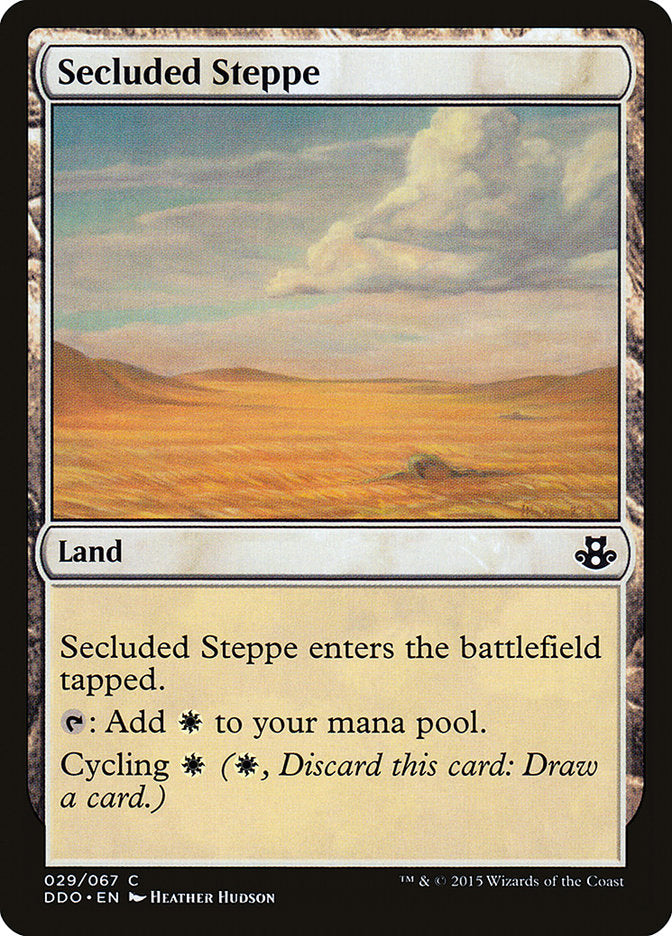Secluded Steppe [Duel Decks: Elspeth vs. Kiora] | Card Merchant Takapuna