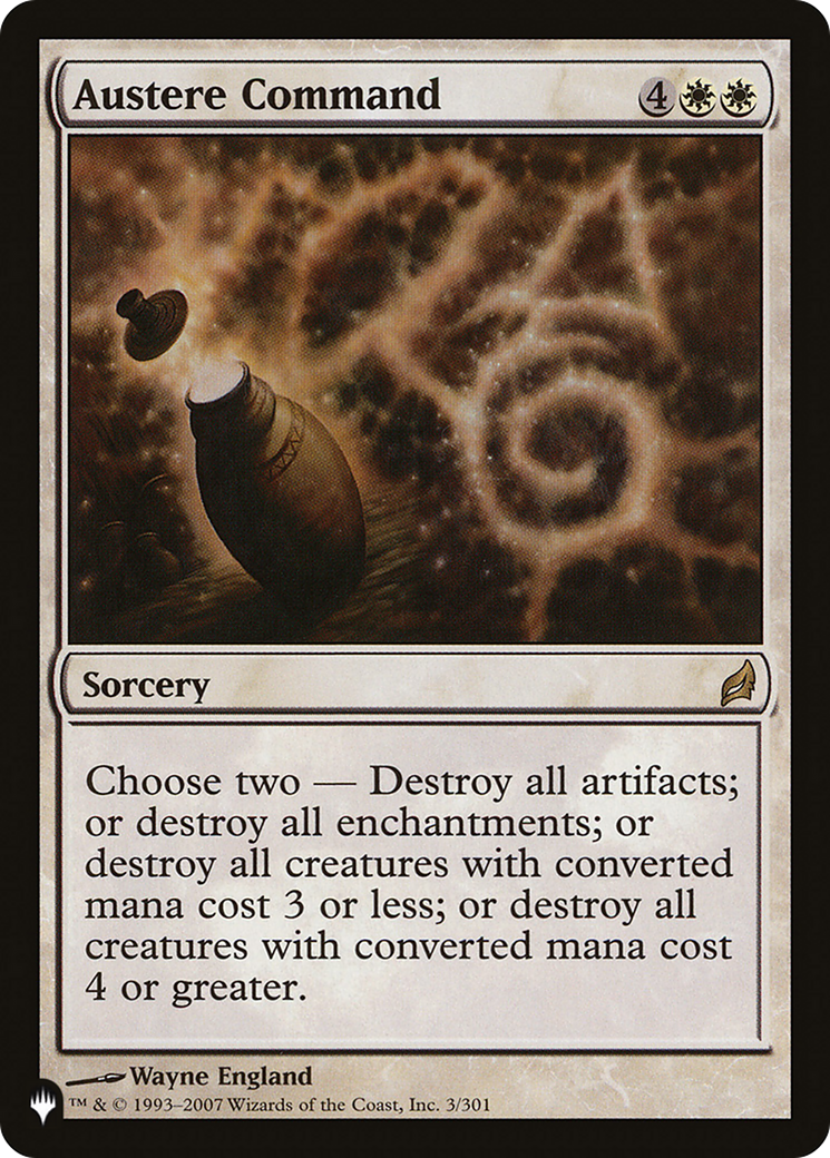 Austere Command (Surge Foil) [Marvel Super Heroes Commander] | Card Merchant Takapuna