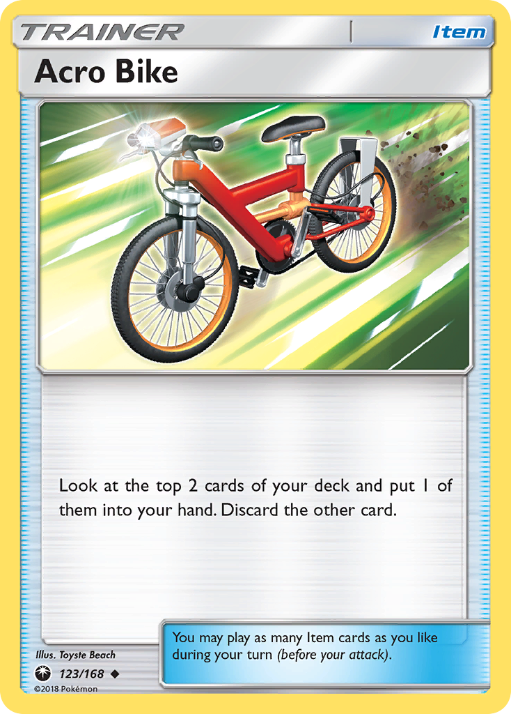 Acro Bike (123/168) [Sun & Moon: Celestial Storm] | Card Merchant Takapuna