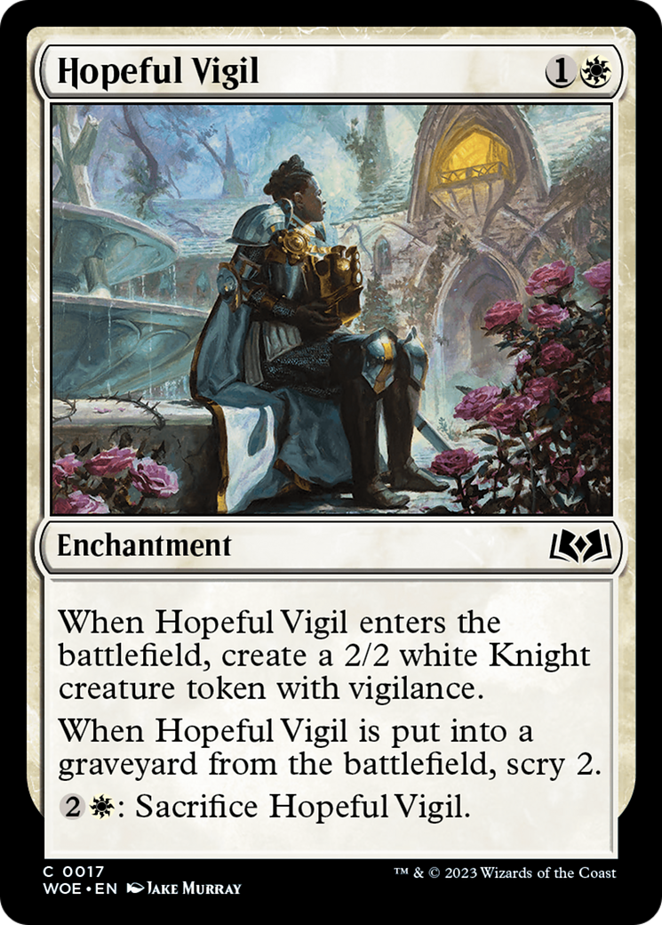 Hopeful Vigil [Wilds of Eldraine] | Card Merchant Takapuna