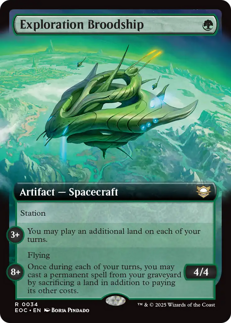 Exploration Broodship (Extended Art) [Edge of Eternities Commander] | Card Merchant Takapuna
