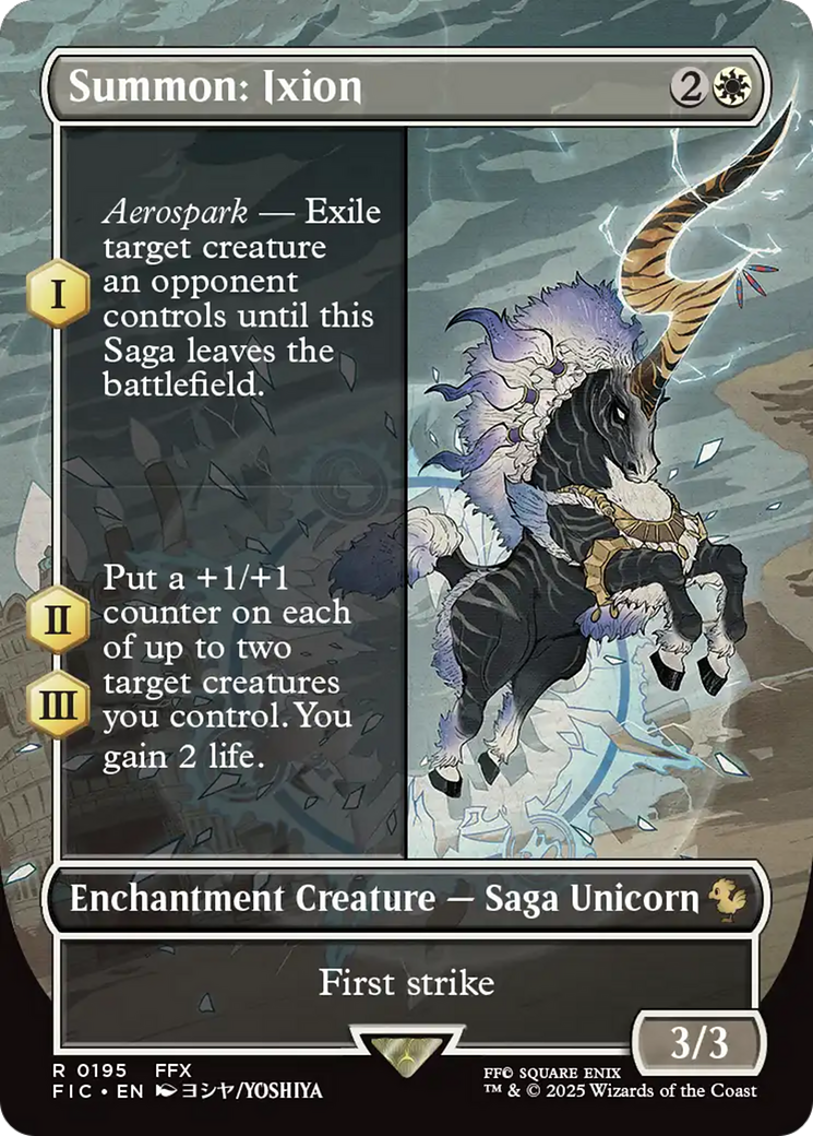 Summon: Ixion (Borderless) [FINAL FANTASY Commander] | Card Merchant Takapuna